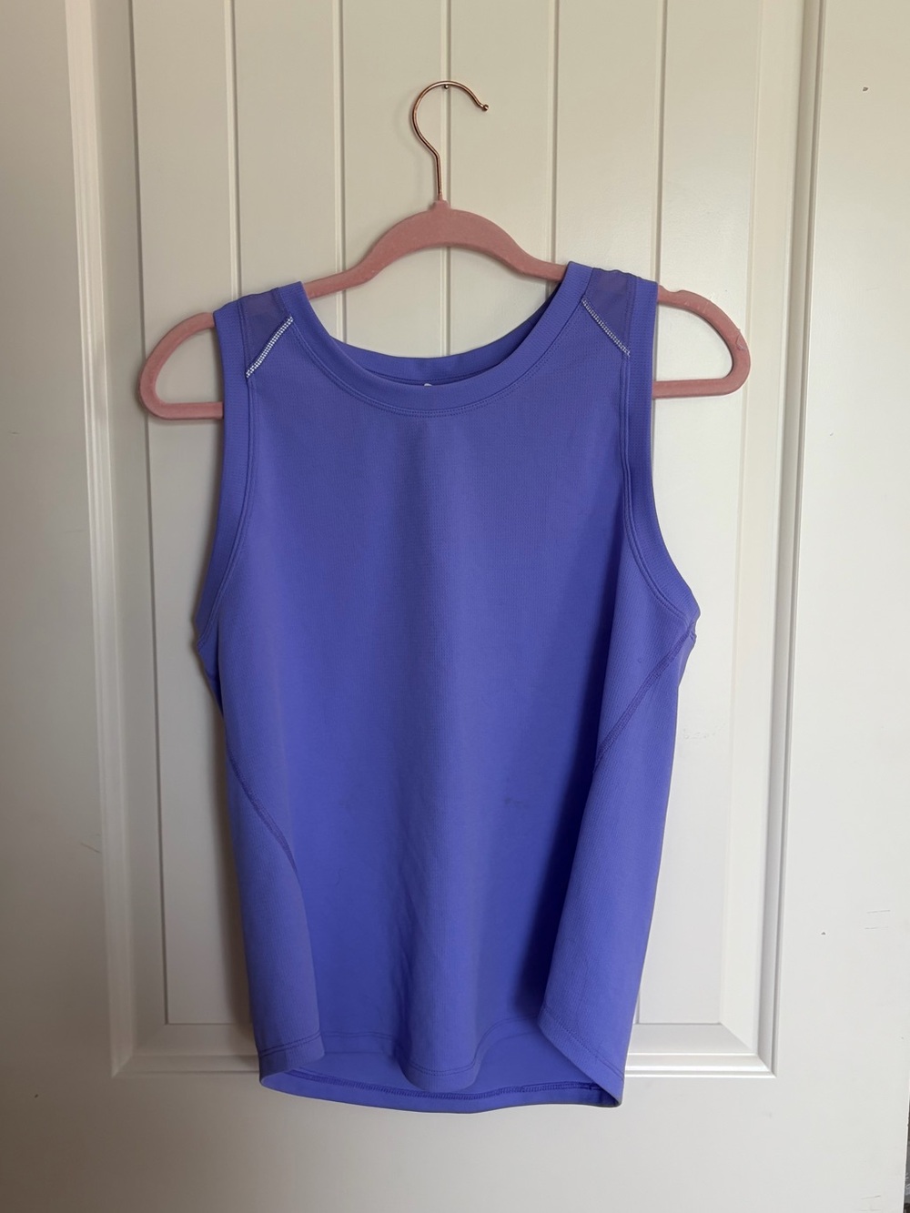 purple athletic tank